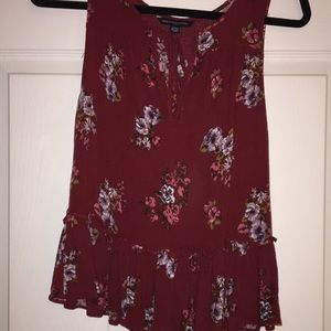 floral tank top!